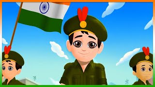 Nanha Munna Rahi Hoon | 77th Independence Day 2023 | Popular Indian Patriotic Hindi song | Kids
