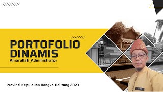 PORTOFOLIO DINAMIS ADMINISTRATOR PROVINSI KEP. BANGKA BELITUNG