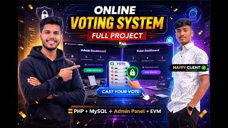 Online Voting System Project Using PHP & MySQL | Full Source Code | Admin Panel | VoteSecure