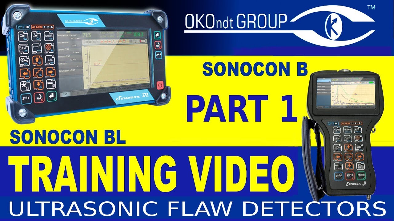 Ultrasonic Flaw Detector Sonocon B & BL. Part 1 Interface Concept - YouTube