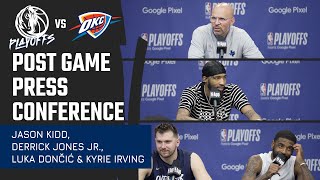 Jason Kidd, Derrick Jones Jr., Luka Dončić, & Kyrie Irving | Game 6 vsOKC | 05/18/24