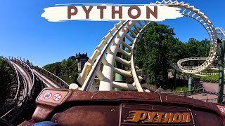 Python on ride first row 4K POV / Efteling