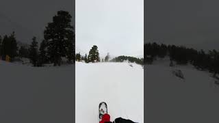 I saw a tornado while snowboarding