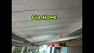 Low budget Premium Look Ceiling Work  # Insulation Sheet #shed# Sound Proof Sheet #Rithvig Roofing