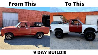 He FULLY BUILT This PRERUNNER in 9 DAYS!!!!