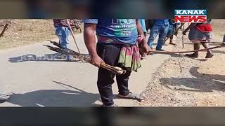 Damdar Khabar: Villagers From 17 Village Of 3 Panchayat Protest For Road Issue In Nayagarh