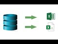 Export MSSQL, Oracle, MySQL Postgres data to Excel and CSV using Python