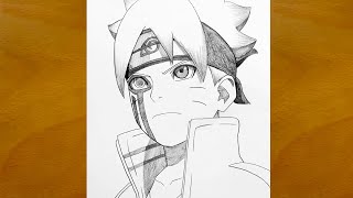 How to Draw Boruto Uzumaki || Stunning Anime Sketch || Pencil Drawing Showcase || Boruto drawing