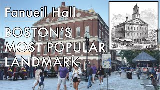 MUST VISIT!! Boston Most Popular Tourist Landmark 🇺🇸  | Walking Tour Fanueil Hall