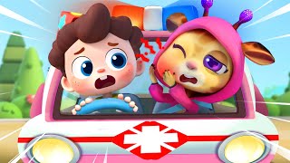 Ambulance, Help Me Song | Learn Street Vehicles | Colors | Nursery Rhymes \u0026 Kids Songs | BabyBus