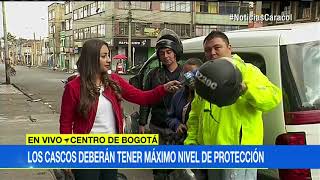 Motociclistas tendrán que cambiar cascos inseguros por orden del Ministerio de Transporte