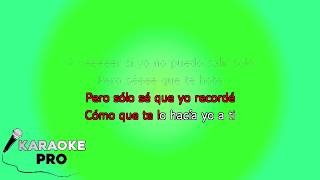 Te Bote (remix) Karaoke.