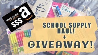 School Supply Haul!!! | GIVEAWAY! | TheSassyMom82