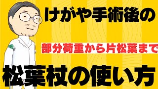 【整形外科医が教える！】松葉杖の合わせ方・つき方