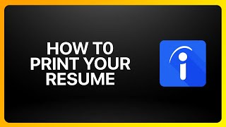 How To Print Your Resume On Indeed Tutorial