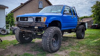 Toyota Solid Axle Swap | 2RZ First Start | 1993 Pickup 4x4