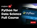 Python Data Science Full Course | Data Science With Python Tutorial for Beginners | Simplilearn