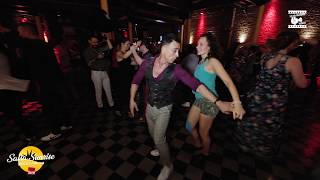 Alessio Spadafora \u0026 Anne - social dancing @ Salsa Sunrise Brussels