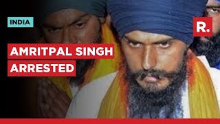 Khalistani Leader Amritpal Singh Arrested Detained After 36 Days Of Manhunt