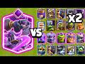 EVOLVED MEGAKNIGHT and PEKKA vs ALL CARDS x2 | Clash Royale