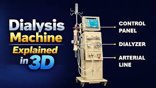 Dialysis Machine Working in 3D | Hemodialysis Explained Step by Step