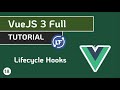 VueJS 3 Full Tutorial - #18  Lifecycle Hooks in VueJS