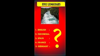 ❗🔴WOW FIVE LANGUAGES RIVER