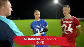 STIMMEN NACH DEM SPIEL | SG 03 Ludwigslust/Grabow vs. Greifswalder FC | Landespokal MV