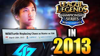 What the FIRST LCS Season looked like (2013)