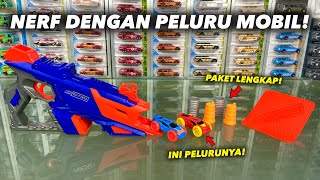 NERF TAPI PELURUNYA MOBIL! NERF NITRO LONGSHOT UNBOXING \u0026 REVIEW!