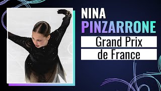 Nina PINZARRONE (BEL) | Women Short Program | Grand Prix de France 2024 | #GPFigure