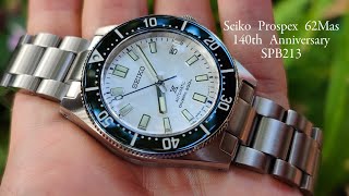 SEIKO PROSPEX 140th Anniversary Limited SPB213J 62MAS