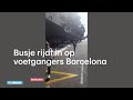 Eerste beelden paniek in Barcelona - RTL NIEUWS