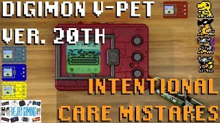 Intentional Care Mistakes: Digimon V-Pet Ver. 20th