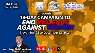 Day 15 of the 18 Day Campaign to End VAW (Throwback Edition)