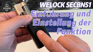 WELOCK SECBN51 Fingerabdruckschloss，Einführung und Einstellung der Funktion