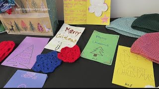 Inmates make presents for nursing home residents