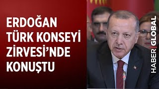 Erdoğan Bakü'de Türk Konseyi Zirvesi'nde Konuştu