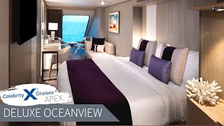 Deluxe Ocean View Stateroom (Forward Facing) | Celebrity Apex Full Walkthrough Tour \u0026 Review 4K