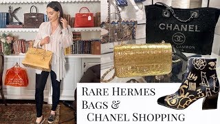 I Will Take The Alligator Birkin Please 💁🏻Shopping \u0026 Chanel 2019 Métiers d'Art Egyptian Collection