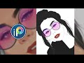 VEXEL ART (EYES AND LIPS) TUTORIAL 2/4 | IBISPAINTX