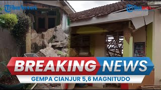🔴BREAKING NEWS: Gempa Bumi 5,6 SR Guncang Cianjur Hancurkan Banyak Bangunan