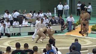 2016年IH 相撲 男子 個人 予選 2回戦 甲斐泉（高千穂）vs  吉山元（隠岐水産）