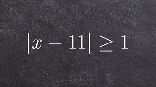 How to solve and graph an absolute value inequality by converting to a compound inequality