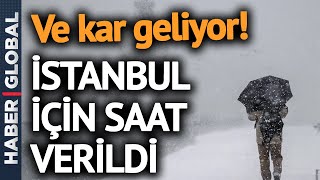 İstanbul'a AKOM'dan Kar Uyarısı: Saat Verildi