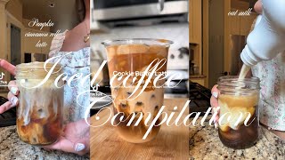 Making iced coffee TikTok compilation ☕️