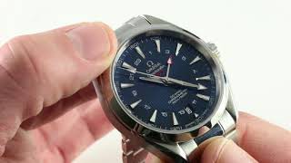 Omega Seamaster Aqua Terra GMT 231.10.43.22.03.001 Luxury Watch Review