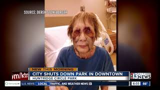 City shuts down park in Downtown Las Vegas