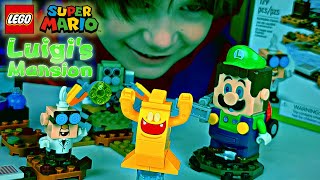 Lego Mario: Luigi's Mansion Lab and Poltergust Build and PLAYYY!!!!!!