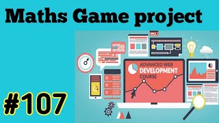 Project Introduction Maths Game (HTML, CSS & JavaScript)